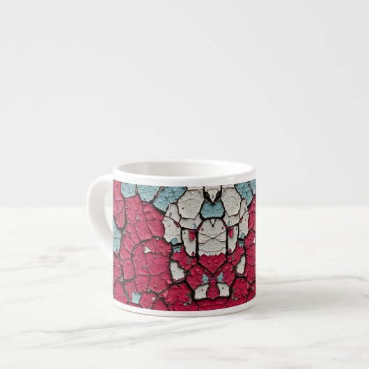 Paint Layers Peeling Espressotasse (Vorderseite Links)