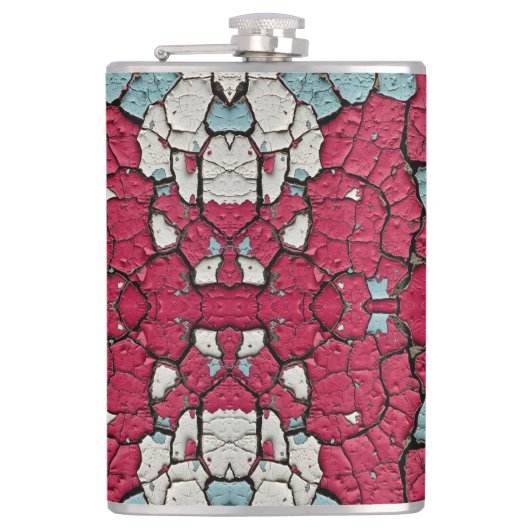 Paint Layers Peeling Flachmann (Vorderseite)