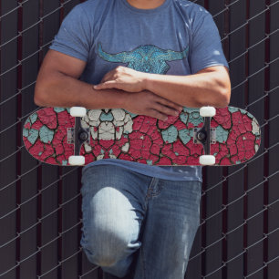 Paint Layers Peeling Skateboard