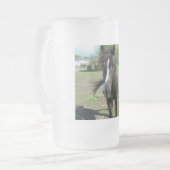 Paint Mattglas Bierglas (Vorderseite Links)