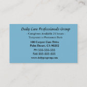 Paint Me Gracie Grande Beruflich Visitenkarte (Rückseite)