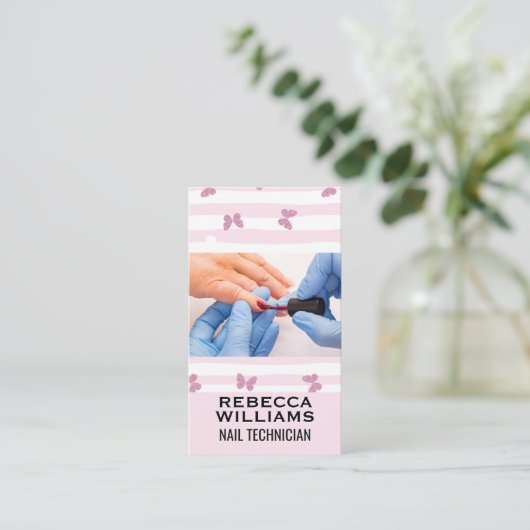 Paint Nails | Maniküre Visitenkarte (Stehend Vorderseite)