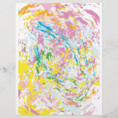 Paint Night Birthday Party Flyer (Hinten)