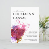 Paint Night Flyer (Stehend Vorderseite)