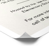 Paint Night Fundraiser Poster (Ecke)