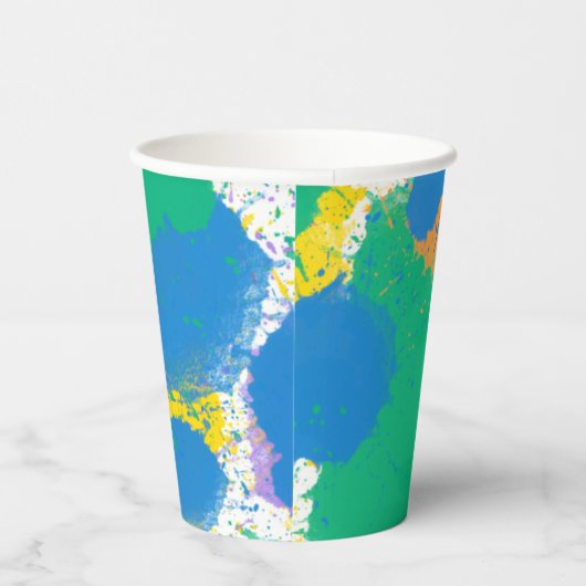 Paint Party Art Party Spritzer Cup Pappbecher (Rechts)