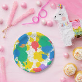 Paint Party Art Party Spritzer Plate Pappteller (Party)