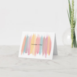 Paint Party Brautparty Vielen Dank Dankeskarte