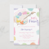 Paint-Party Einladung (Vorderseite)