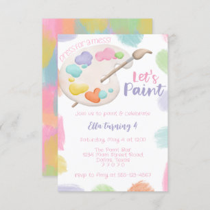 Paint-Party Einladung