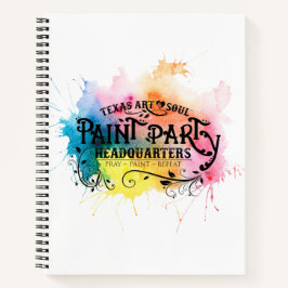 Paint Party Headquarters Journal Notizblock