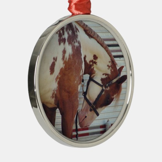 Paint Pferd Ornament Aus Metall (Rechts)