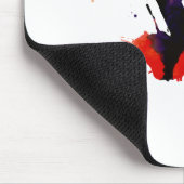 Paint Platsch Saxophon Mousepad (Ecke)