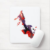 Paint Platsch Saxophon Mousepad (Mit Mouse)