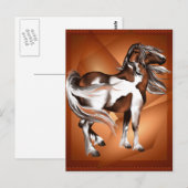 Paint Postcard Postkarte (Vorne/Hinten)