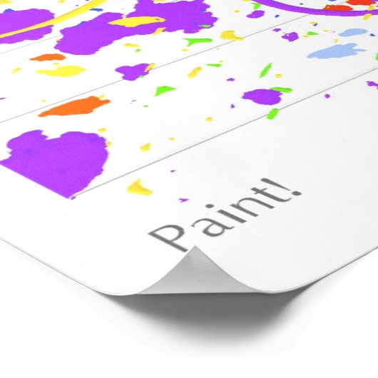 Paint! Poster (Ecke)