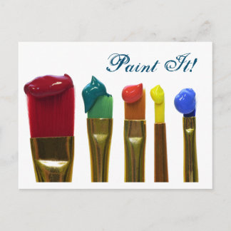 Paint Postkarte