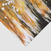 Paint Pour Cells Swimming Abstrakte Kunst Seidenpapier (Ausschnitt)