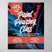 Paint Pour Class Poster (Vorne)
