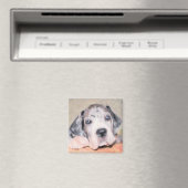Paint: Puppy Dane Magnet (In Situ (Geschirrspüler))
