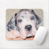 Paint: Puppy Dane Mousepad (Mit Mouse)