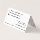 Paint Roller Beruflich Visitenkarten (Rückseite)