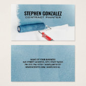 Paint Roller | Blauer Mauer gestrichen (Vorne & Hinten)