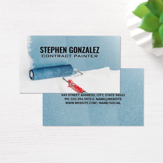 Paint Roller | Blauer Mauer gestrichen (Schreibtisch)