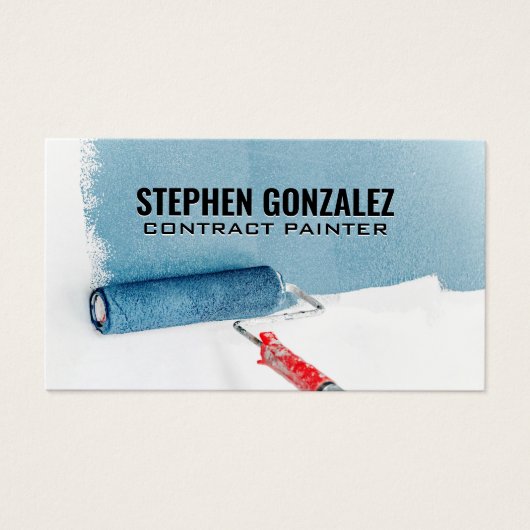 Paint Roller | Blauer Mauer gestrichen (Vorderseite)