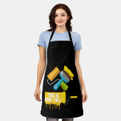 Paint Roller & Brush This is How I Roll Schürze (Getragen)