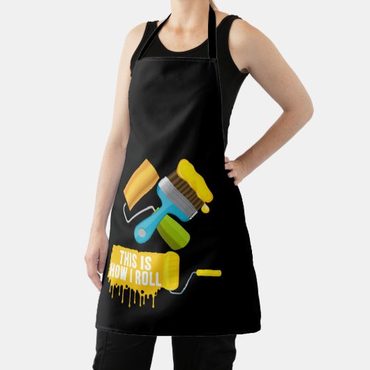 Paint Roller & Brush This is How I Roll Schürze (InSitu)