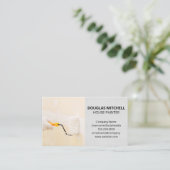 Paint Roller | Contractor Zuhause Painter Visitenkarte (Stehend Vorderseite)