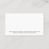 Paint Roller | Generalunternehmer Visitenkarte (Rückseite)