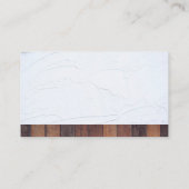 Paint Roller | Kollaps | Holz Visitenkarte (Rückseite)