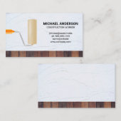 Paint Roller | Kollaps | Holz Visitenkarte (Vorne/Hinten)