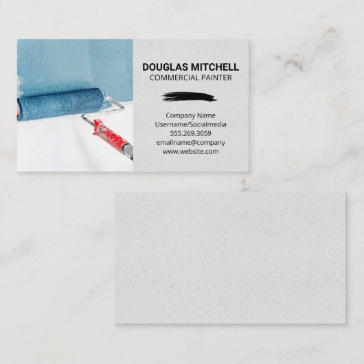 Paint Roller | Maler Visitenkarte (Vorne/Hinten)