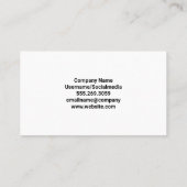 Paint Roller | Malksteinwand | Schraubenwerkzeuge Visitenkarte (Rückseite)