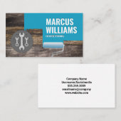 Paint Roller | Malksteinwand | Schraubenwerkzeuge Visitenkarte (Vorne/Hinten)