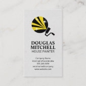 Paint Roller Symbol Visitenkarte (Vorderseite)