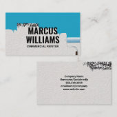 Paint Roller | Wandmalerei mit Graffiti Visitenkarte (Vorne/Hinten)