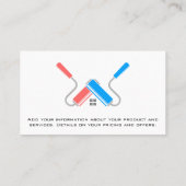 Paint Rollers | Handyman Visitenkarte (Rückseite)