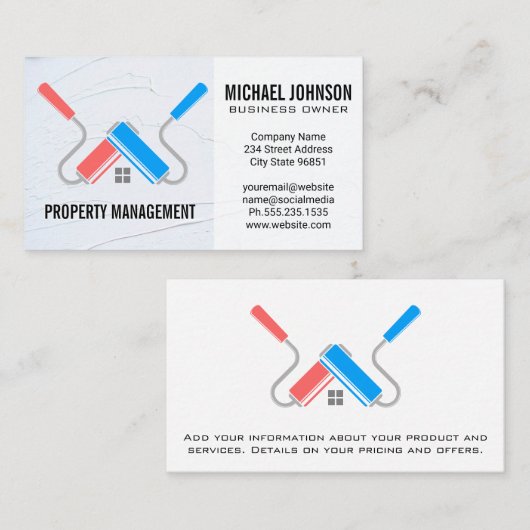 Paint Rollers | Handyman Visitenkarte (Vorne/Hinten)