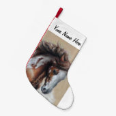 Paint Ross in der Wüste Kleiner Weihnachtsstrumpf (Vorderansicht (hängend))