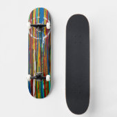 Paint Run Art Skateboard (Vorderseite)