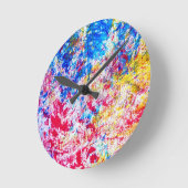 Paint Runde Wanduhr (Winkel)
