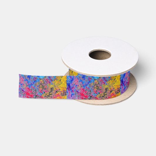 Paint Satin Ribbon Satinband (Spule)