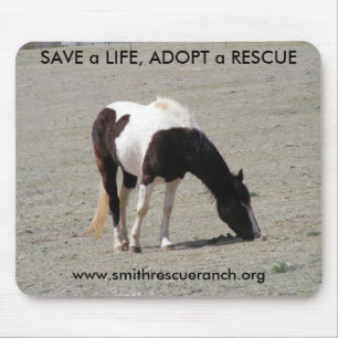 PAINT~SAVE ein das LEBEN, ADOPTIEREN eine RETTUNG Mousepad
