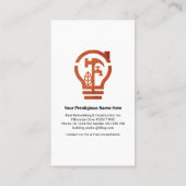 Paint Scraping Holz Grain Textur Visitenkarte (Rückseite)