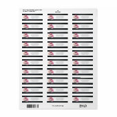 Paint & Sip Chalkboard Bachelorette Rücksendeadres (Vorne)