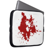 Paint Skull Laptopschutzhülle (Vorne Rechts)